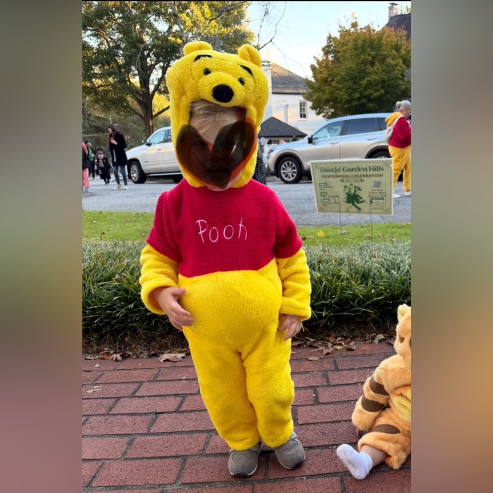 Kids Winnie the Pooh Costume - Yellow and Red